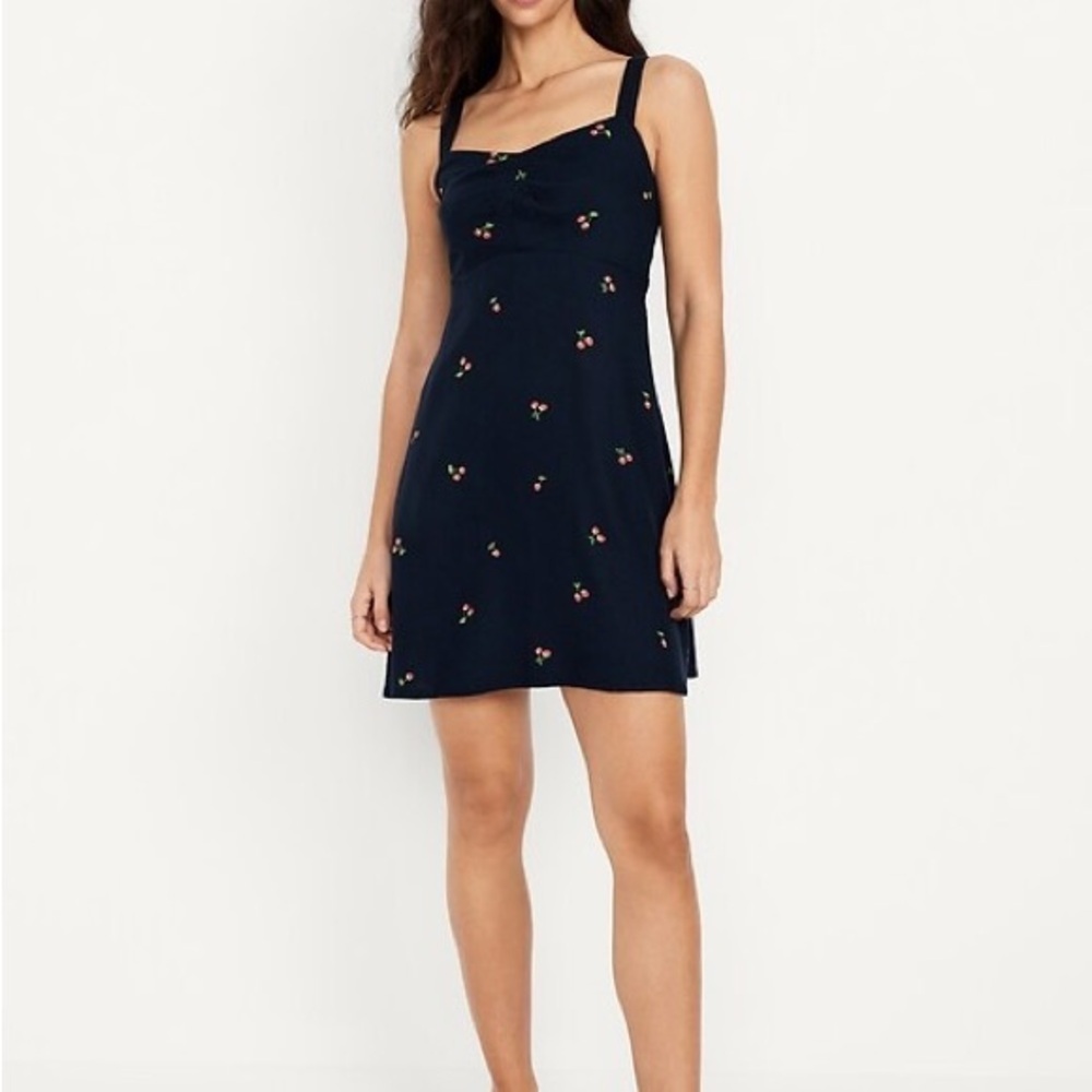 Old Navy Fit & Flare Crepe Mini Dress